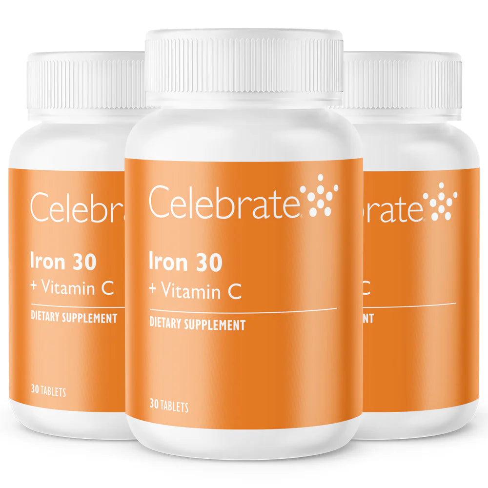 Iron 30 mg + Vitamin C Non-Chewable Tablet