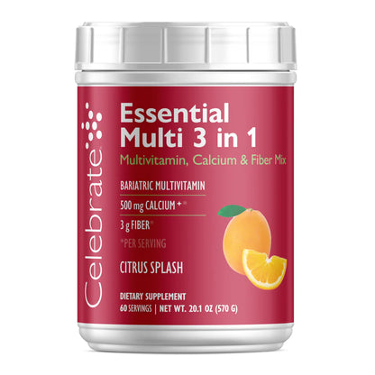 Essential Multi 3 in 1 Multivitamin with Calcium Drink Mix