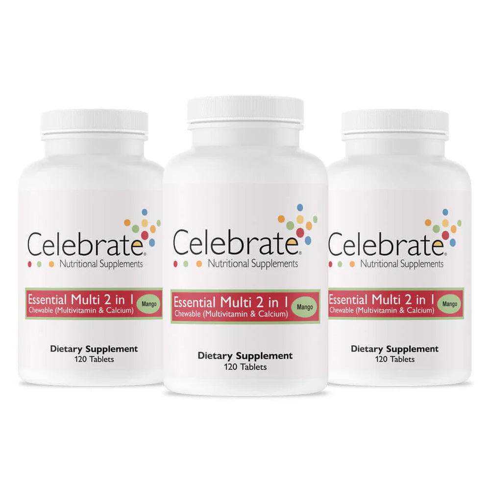 Essential Multi 2 in 1 Multivitamin with Calcium Chewable