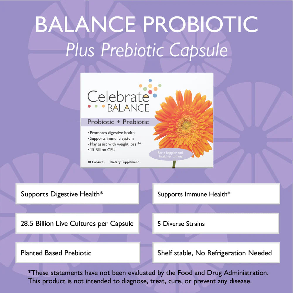 Celebrate® BALANCE Probiotic + Prebiotic