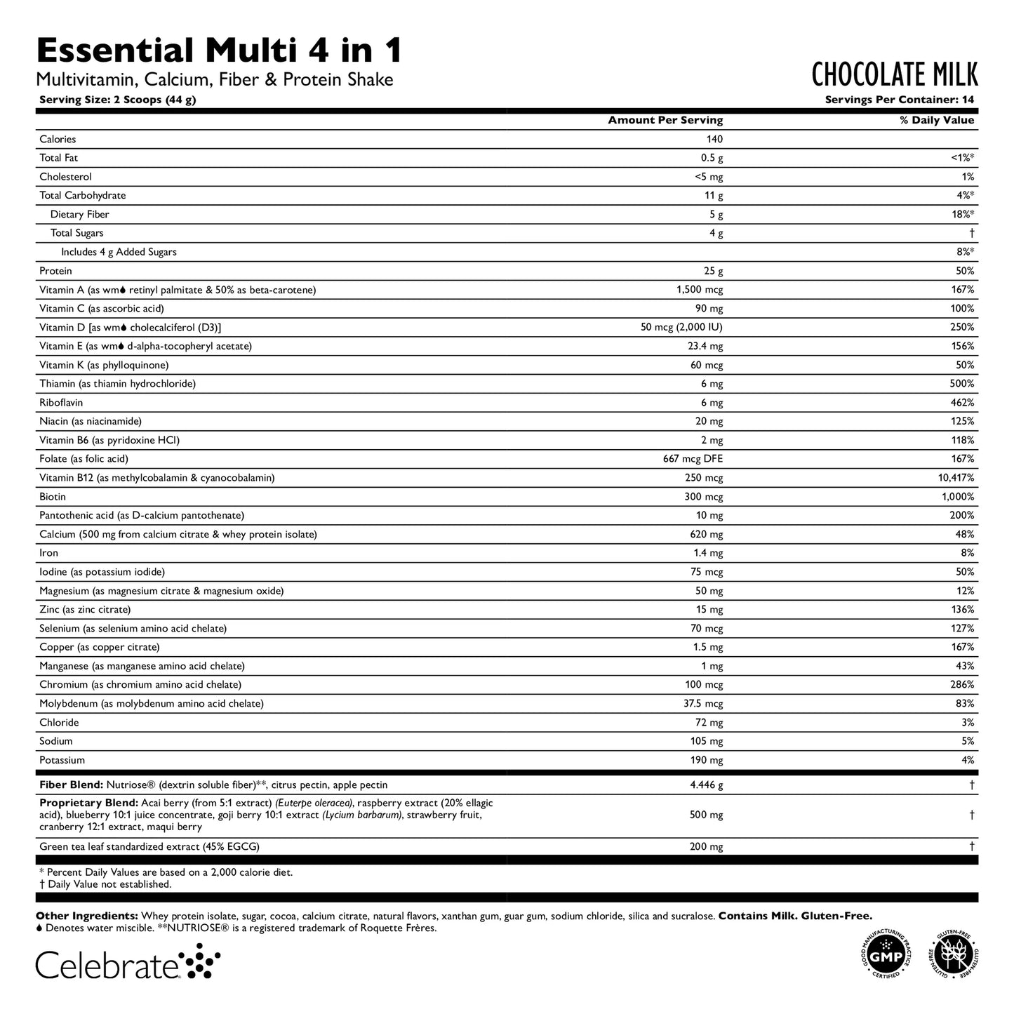 Essential Multi 4 in 1 Multivitamin with Calcium + Protein Powder