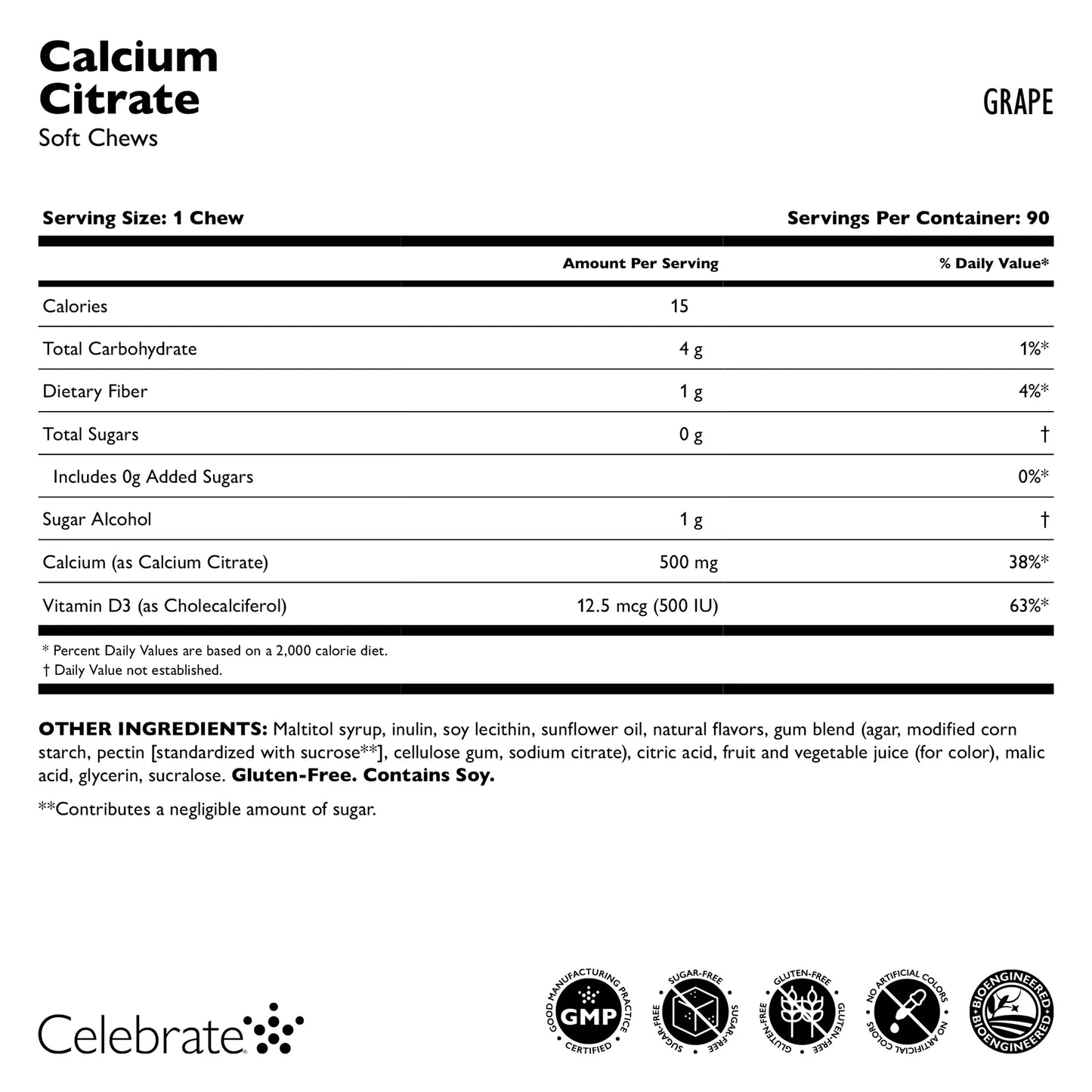 Calcium Citrate Soft Chews