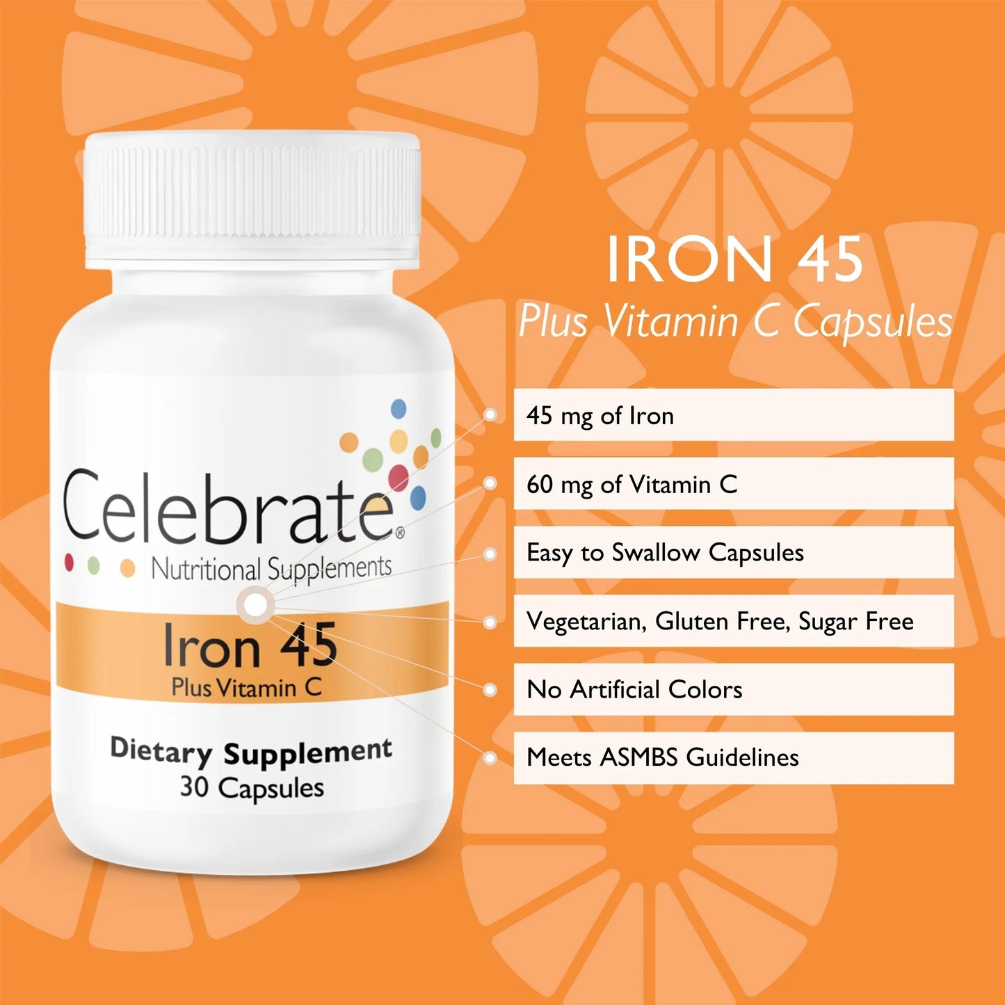 Iron 45 mg + Vitamin C Capsules