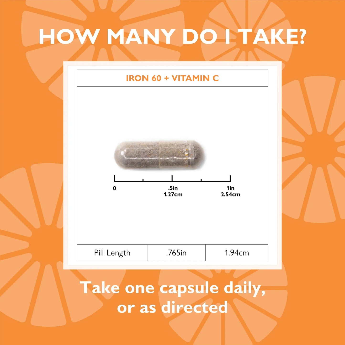 Iron 60 mg + Vitamin C Capsules