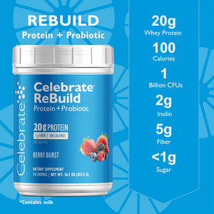 Celebrate® ReBuild Protein + Probiotic Powder